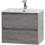 тумба belbagno kraft kraft 39-600/390-2c-so-cg 60 см, cemento grigio