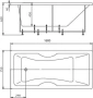 акриловая ванна aquatek феникс 160x75 fen160-0000022 с фронтальным экраном (слив слева)