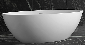 акриловая ванна abber ab9374-1.7, цвет белый