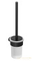 ершик для унитаза подвесной kludi vela r, 5897439, черный матовый