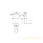 бачок для унитаза grohe bau ceramic 39437000 подвод воды сбоку, белый