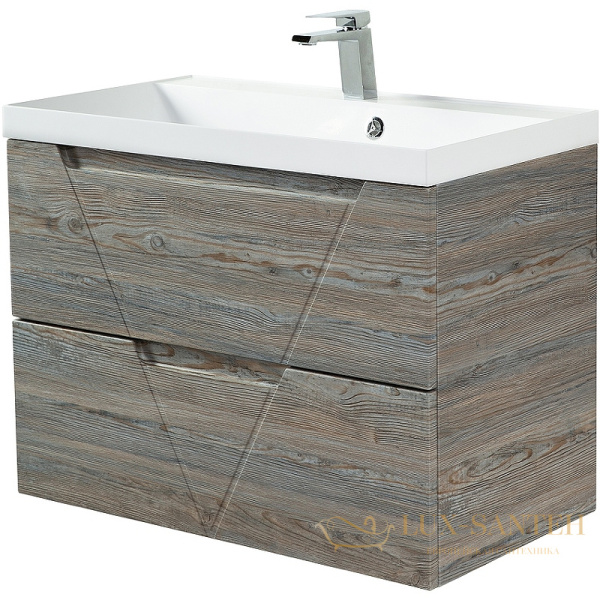 тумба под раковину belbagno vittoria vittoria-700-2c-so-pino-p 70 см подвесная, pino