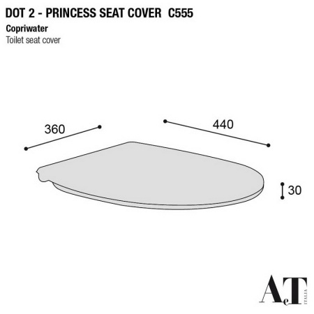 крышка-сиденье для унитаза c микролифтом softclose aet dot 2.0 цвет белый c555r100 