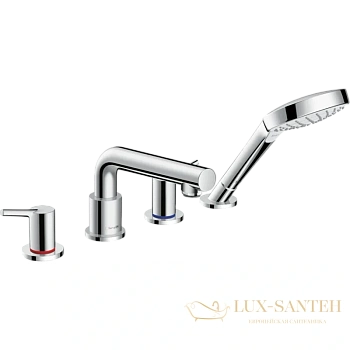смеситель для ванны hansgrohe talis s 72419000, хром
