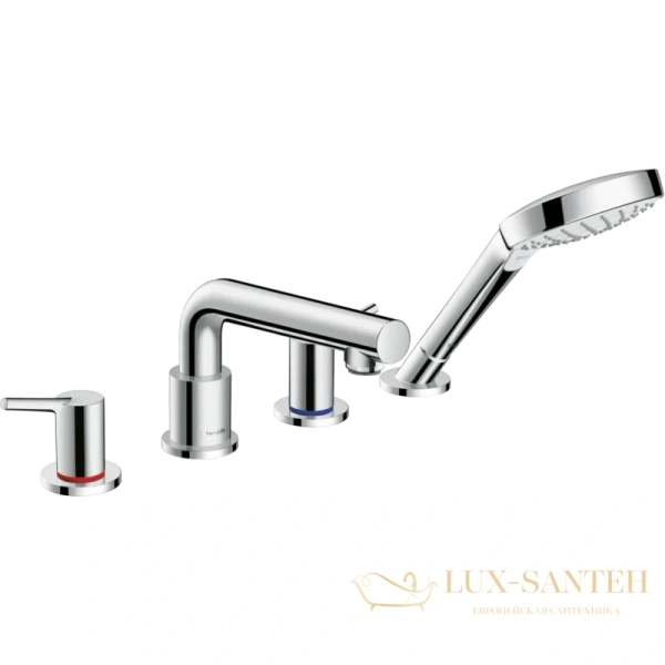 смеситель для ванны hansgrohe talis s 72419000, хром