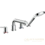смеситель для ванны hansgrohe talis s 72419000, хром