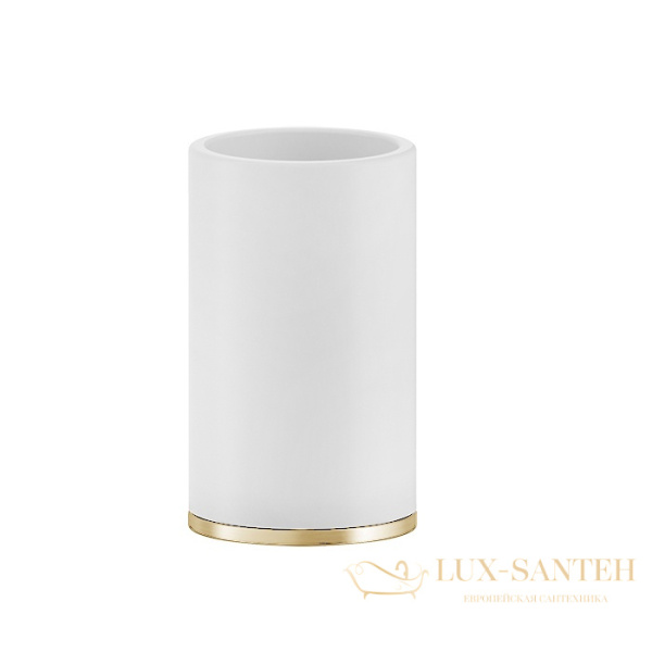 стакан gessi inciso 58531.246, gold pvd/белый