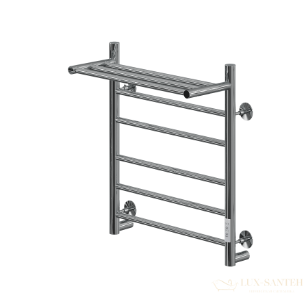 полотенцесушитель электрический кабельный ника way-2 60/50 с полкой u, хром