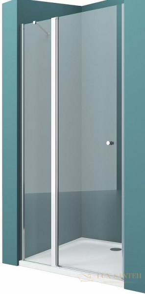 душевая дверь belbagno etna etna-b-12-60/60-c-cr-90 120 см профиль хром, стекло прозрачное