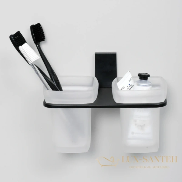 стакан двойной wasserkraft abens k-3228d, черный