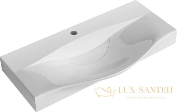 раковина aqwella bergamo-100, ber.10.04.d, цвет белый