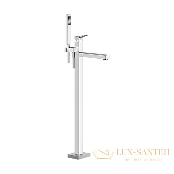 смеситель напольный gessi rettangolo k 53129.031 для ванны, хром