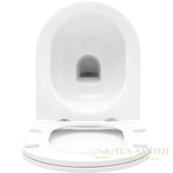 подвесной безободковый унитаз allen brau reality 4.32006.20, белый