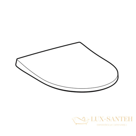 сиденье geberit icon 574950000 с крышкой с механизмом плавного закрывания, белый