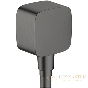 шланговое подключение hansgrohe fixfit 26457340 шлифованный черный хром