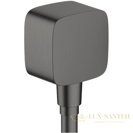 шланговое подключение hansgrohe fixfit 26457340 шлифованный черный хром