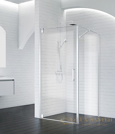 душевой уголок belbagno marmi marmi-a-1-90-c-cr 90x90 см профиль хром, стекло прозрачное 