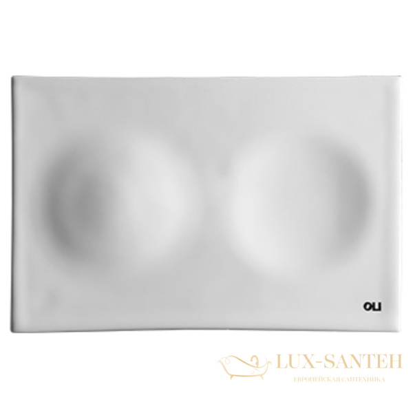 смывная клавиша oli less is more 878848 сенсорная, белый