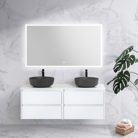 зеркало belbagno spc-grt-1400-800-led-tch-warm 140 см с подсветкой, с подогревом, с сенсорным выключателем 
