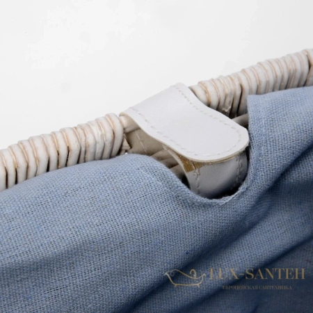 плетеная корзина wasserkraft lippe wb-450-m для белья, белый