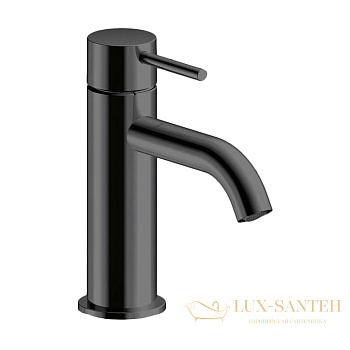 смеситель для раковины almar mixers e214000.ab, без донного клапана, черный хром брашированный pvd