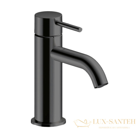 смеситель для раковины almar mixers e214000.ab, без донного клапана, черный хром брашированный pvd