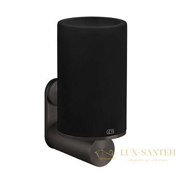 стакан gessi 316 accessories 54708.707 подвесной, black metal brushed
pvd/черный
