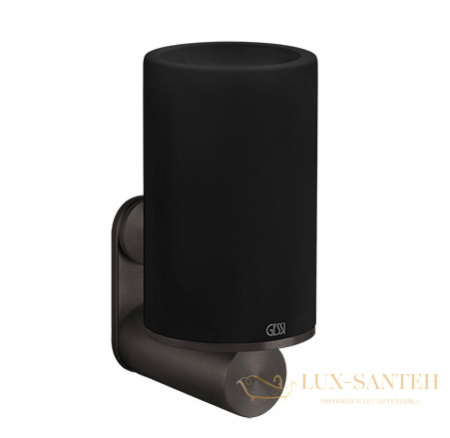 стакан gessi 316 accessories 54708.707 подвесной, black metal brushed
pvd/черный