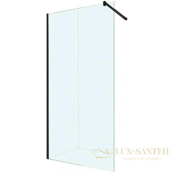 неподвижная перегородка berges sky black 064011 110 см