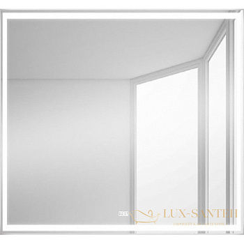 зеркало belbagno spc spc-grt-800-800-led-tch-warm с подсветкой, с подогревом, с сенсорным выключателем