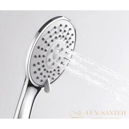 душевой комплект wasserkraft donau a14229 200 мм, хром