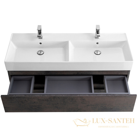 тумба под раковину cezares molveno 46 molveno 46-120-2c-so-2-oss 120 см подвесная, ossido