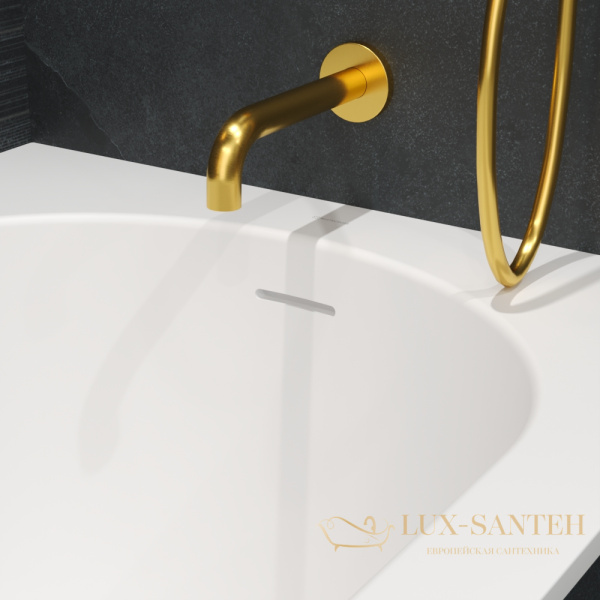 ванна whitecross gin 0217.170075.200, 170x75x60h, искуственный камень, белый матовый