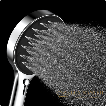 ручной душ aquame aqm8501cr, 4 режима, 135 мм, хром