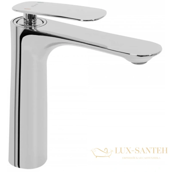 смеситель для раковины rea berg rea-b2035 без донного клапана, хром