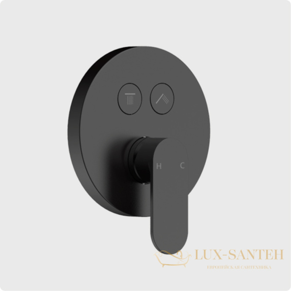 душевая система для душа встраиваемая aquame, aqm8402gm, оружейная сталь