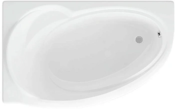 акриловая ванна aquatek бетта 150х95 (левая, без гидромассажа, без фронтального экрана)