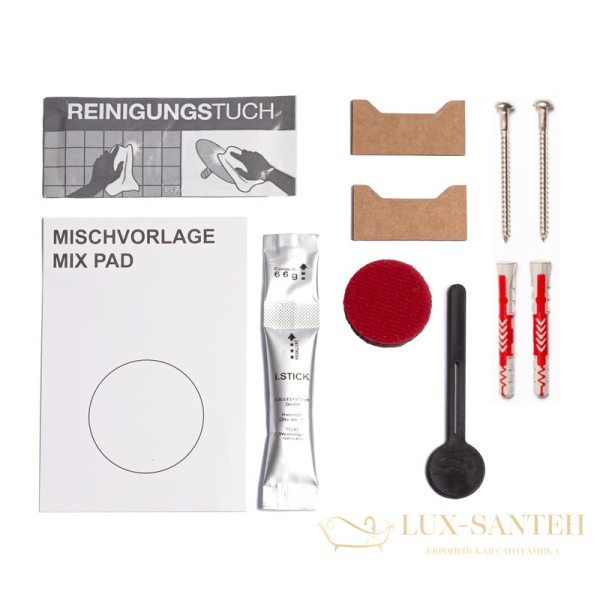 держатель запасного рулона туалетной бумаги keuco aveno 14663370000, с клеевым набором, черный матовый