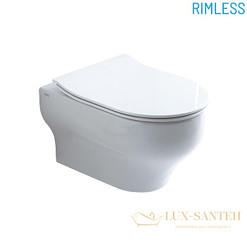 подвесной безободковый унитаз olympia clear cleset2r23 с сиденьем микролифт, черный матовый
