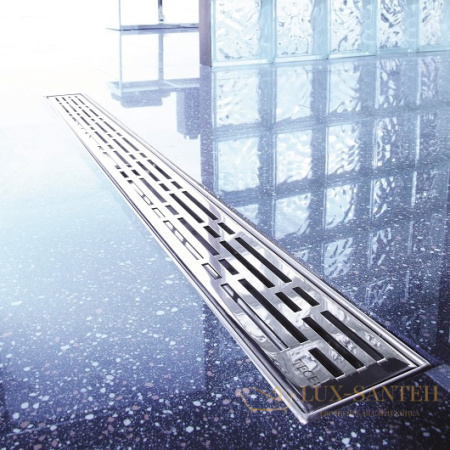 декоративная решетка tece tecedrainline «basic» 601210 1200 мм, глянец