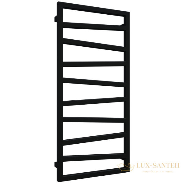 полотенцесушитель электрический (масляный) terma zigzag 1070/50 metallic black. черный металлик