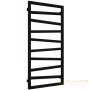полотенцесушитель электрический (масляный) terma zigzag 1070/50 metallic black. черный металлик