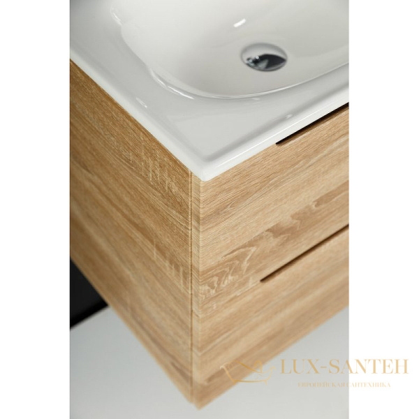 тумба под раковину belbagno etna etna-600-2c-so-wo-p 60 см подвесная, rovere bianco