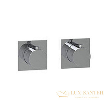 термостат для душа встраиваемый almar modular e180182.cr, внешняя часть, на 2-3 выхода, хром