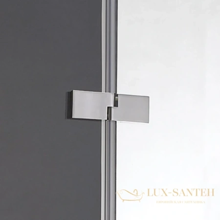 душевой уголок cezares bergamo-r-1-arco bergamo-w-r-1-90-arco-p-cr-r 90x90 см, стекло рифленое
