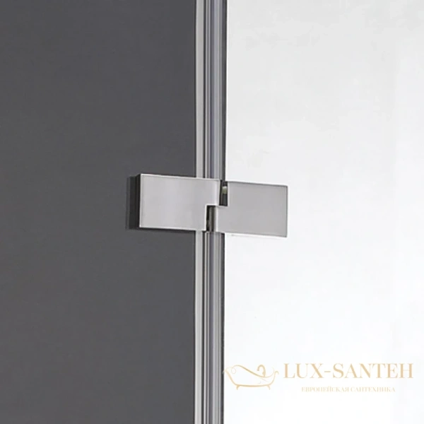 душевой уголок cezares bergamo-r-1-arco bergamo-w-r-1-90-arco-p-cr-r 90x90 см, стекло рифленое