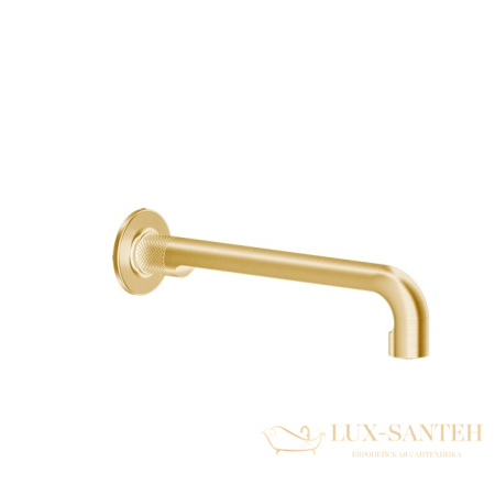 излив gessi inciso- 58101.246 для раковины, gold pvd