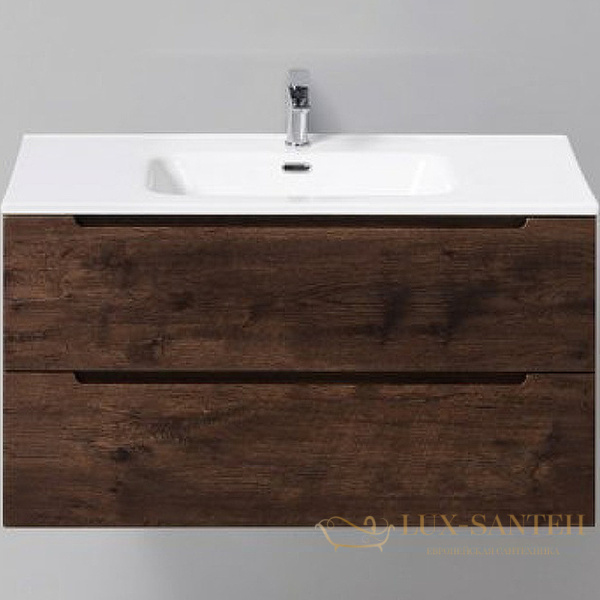 тумба под раковину belbagno etna etna-900-2c-so-rw-p 90 см подвесная, rovere moro