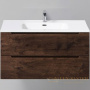 тумба под раковину belbagno etna etna-900-2c-so-rw-p 90 см подвесная, rovere moro