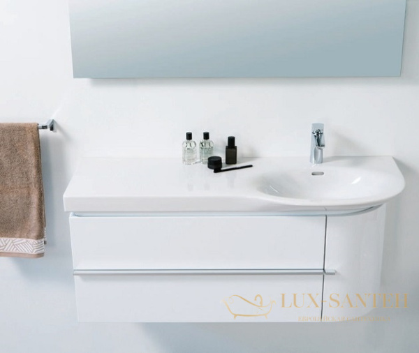 тумба под раковину laufen palace new 4.0160.2.075.463.1 1139х384 мм, белый 